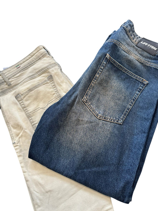 45 Kg - Pantaloni Uomo Crema Jeans €/Kg 7.00