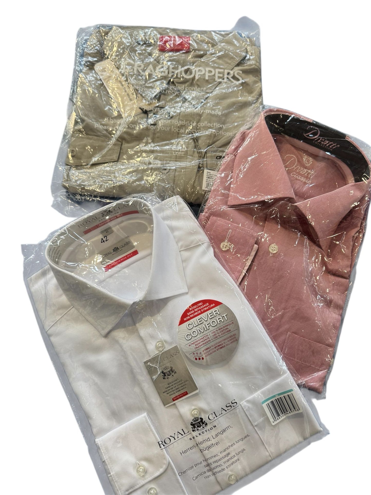 35 Kg - Camicie Uomo Crema €/Kg 7.00