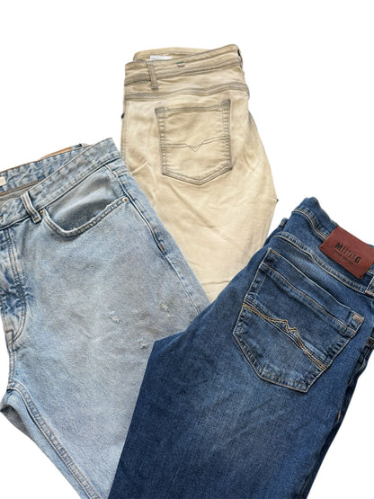 45 Kg - Pantaloni Uomo Crema Jeans €/Kg 7.00