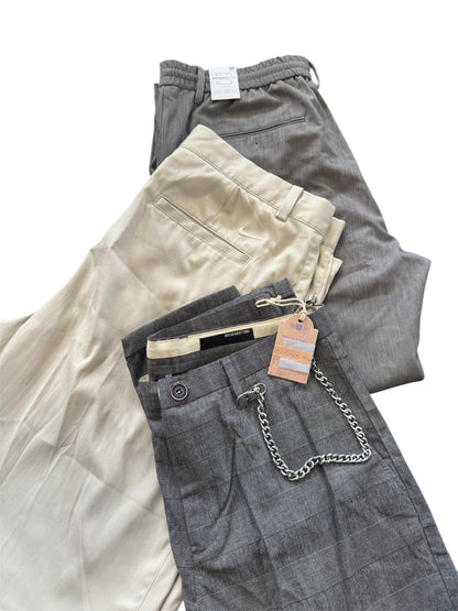 45 Kg - Pantaloni Uomo Crema Cotone €/Kg 7.00