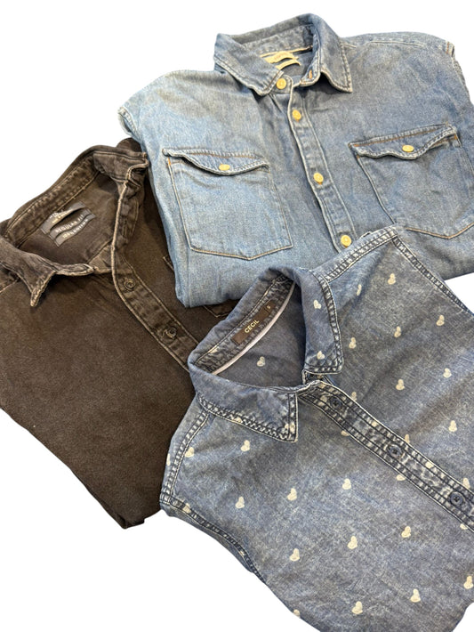 30 Kg - Camicia Jeans Uomo Donna €/Kg 3.50